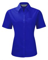 Ladies Short-Sleeve Poplin Shirt
