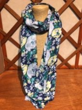 Tulchan Large Floral Scarf